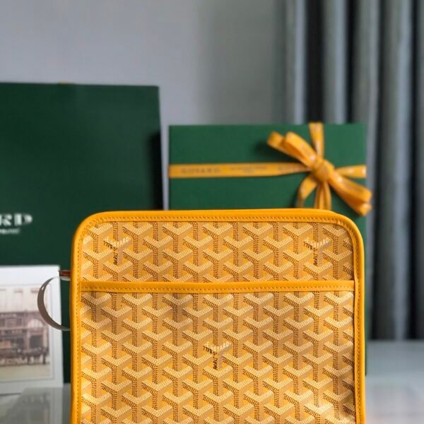 GYD Jouvence Toiletry Bag Yellow GYDine Canvas - Bag