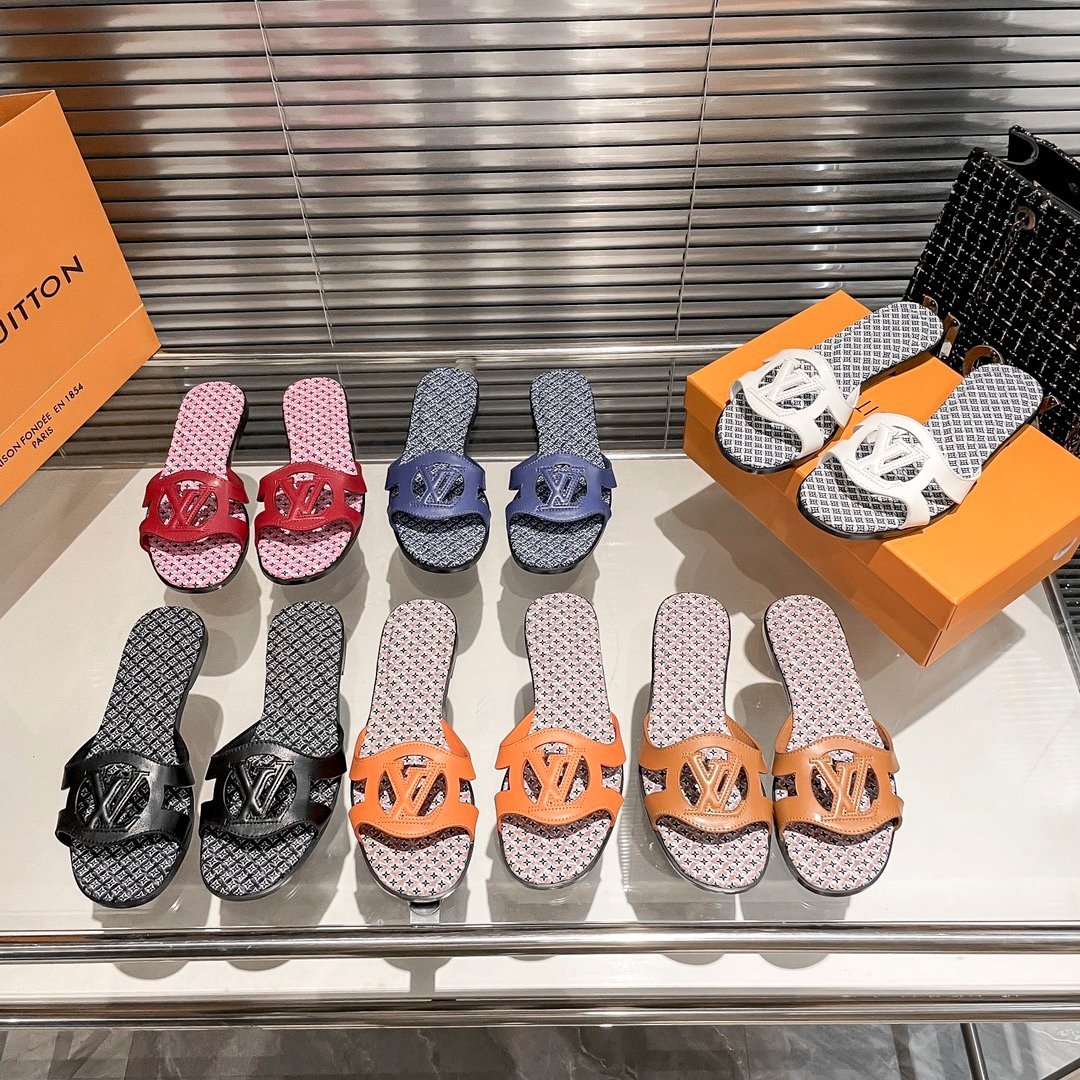 LV Paseo Flat Comfort Sandal Orange - Sandals - Image 9