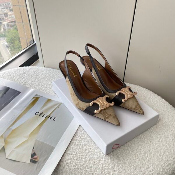 CEL Triomphe Slingback Pumps - Heels