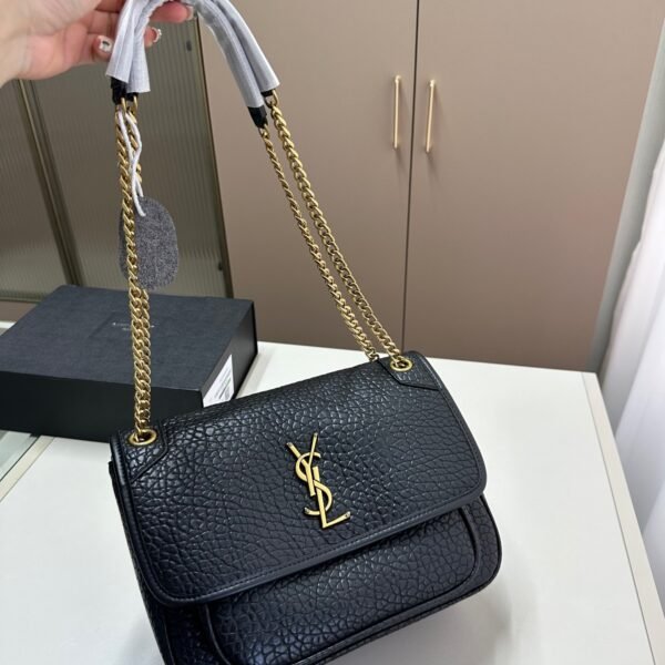 YSL Niki Medium Black Leather - Bag