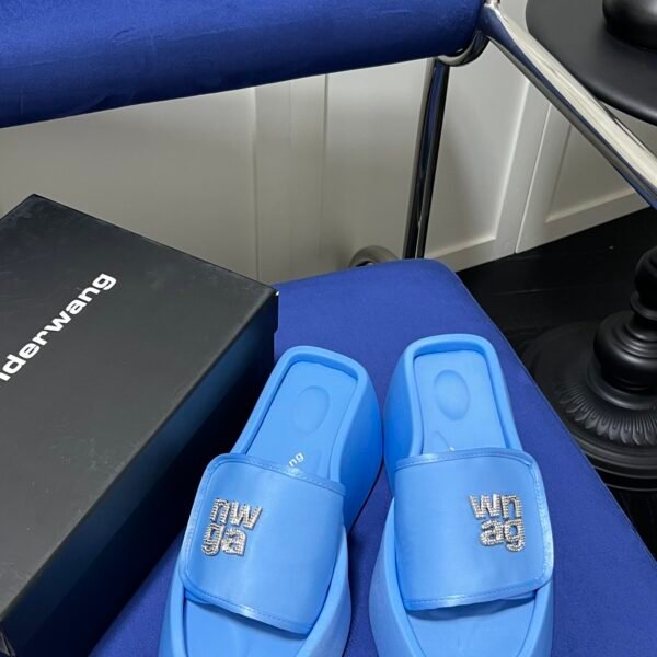 BAL Puffer Slide Blue - Slides