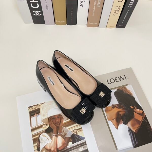 MIU Logo Embellished Pumps - Heels