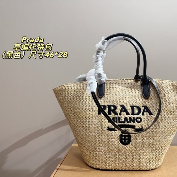 PR Raffia Tote - Bag