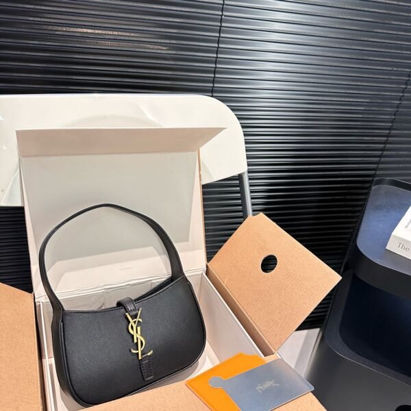 YSL Le 5 à 7 Hobo Mini Black Leather - Bag