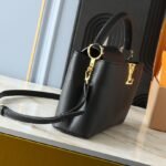 LV Capucines BB Black Leather – Borsa