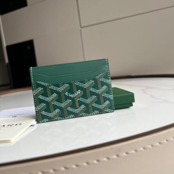 GYD Saint Sulpice Card Holder Green GYDine Canvas - Wallet