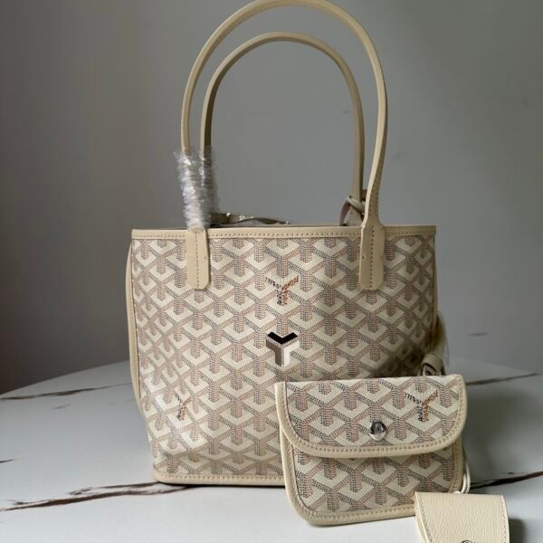 GYD Saint Louis PM White GYDine Canvas - Bag