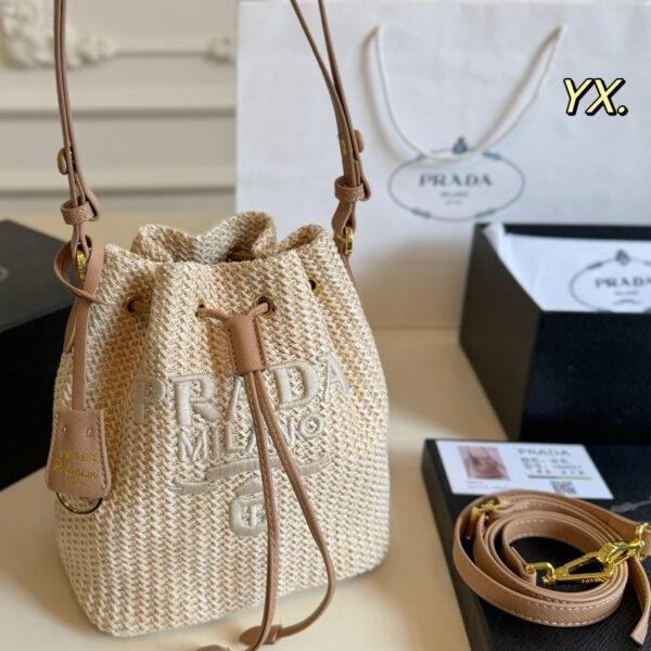 PR Raffia Bucket - Bag