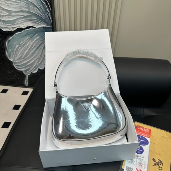 PR Cleo Shoulder Bag Silver Mirror - Bag
