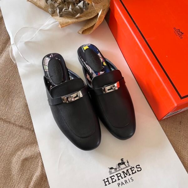 HM Oran Mule Black Leather - Shoes