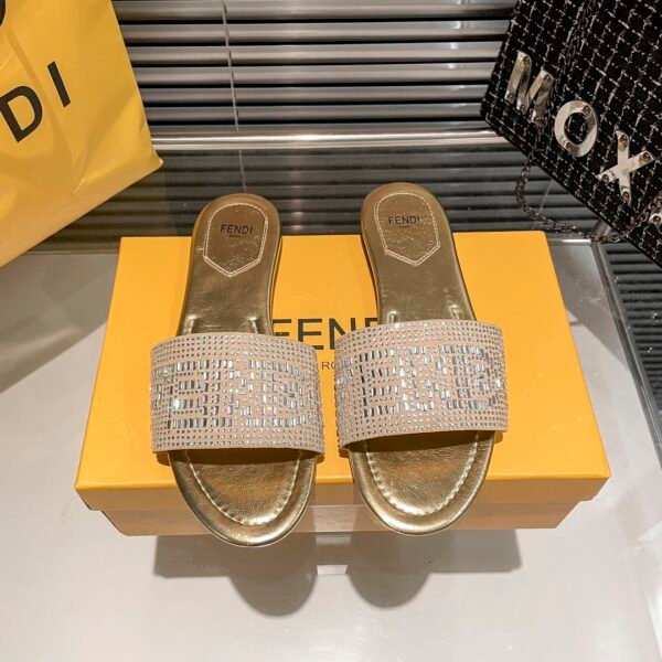 FD Colibri Rhinestone Slides - Slides