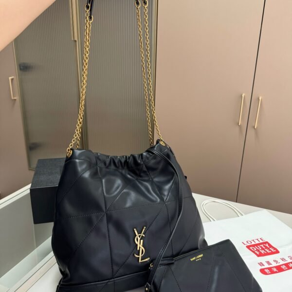 YSL Niki Shopping Bag Large Black Leather - Bag