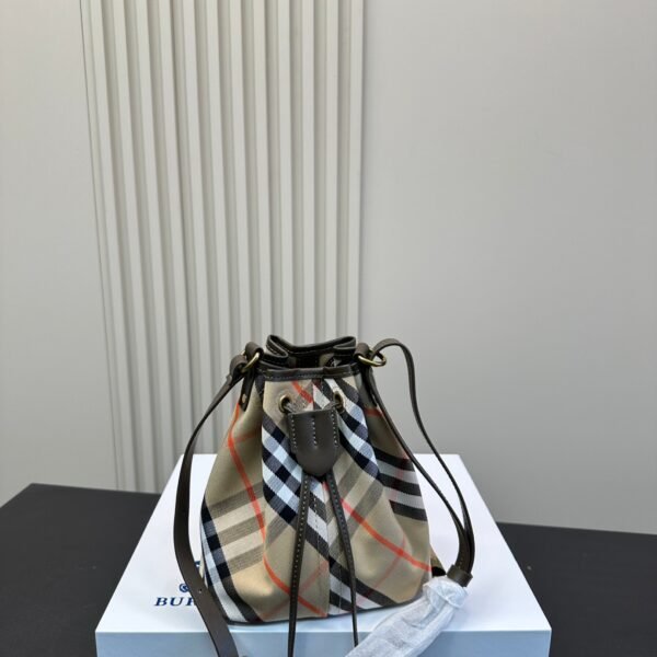 BBR Vintage Check Bucket Bag Beige Check - Bag