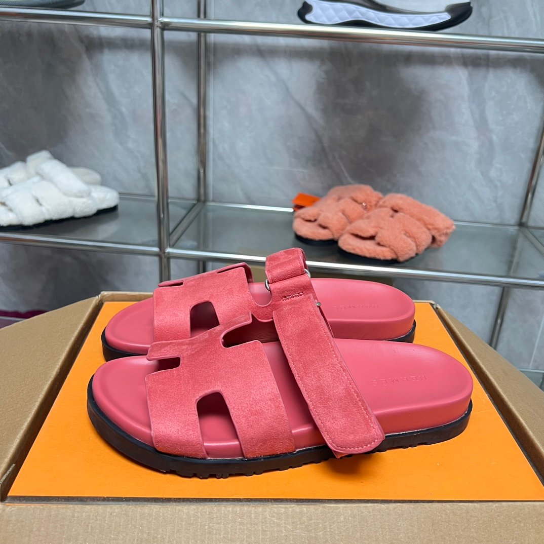 HM Oran Sandals Pink Suede - Sandals - Image 2