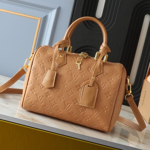 LV Speedy Bandoulière 25 Monogram Empreinte Leather - Bag