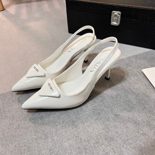 PR Triangle Slingback Pumps - Heels