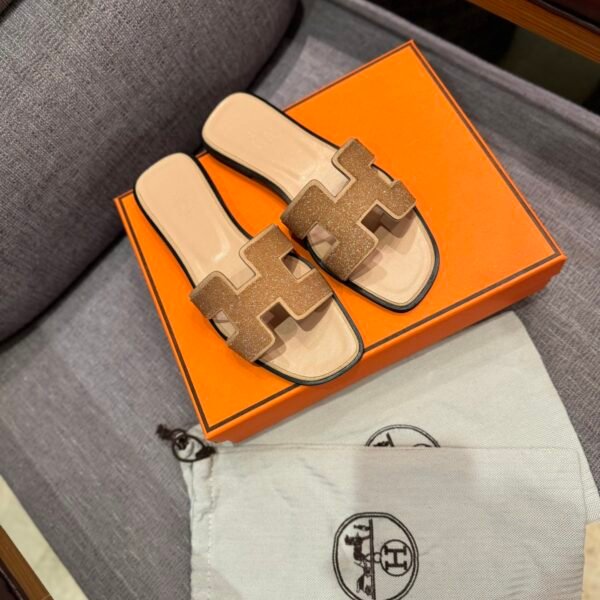 HM Oran Sandals Tan Suede - Sandals