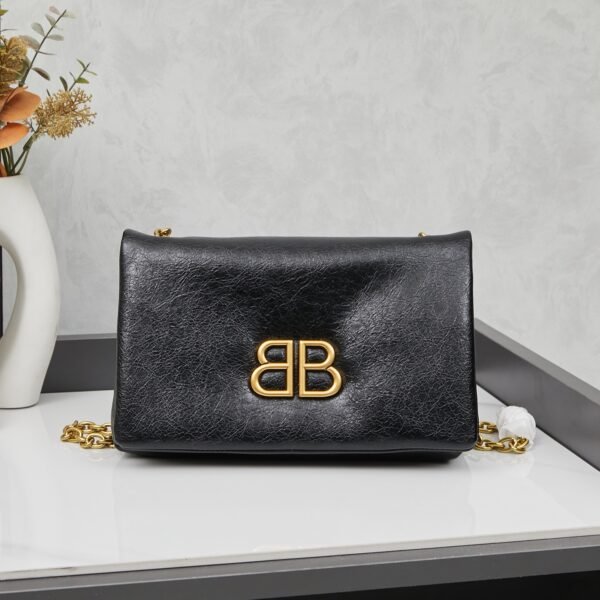 BAL With the box Monaco puffy bag black and