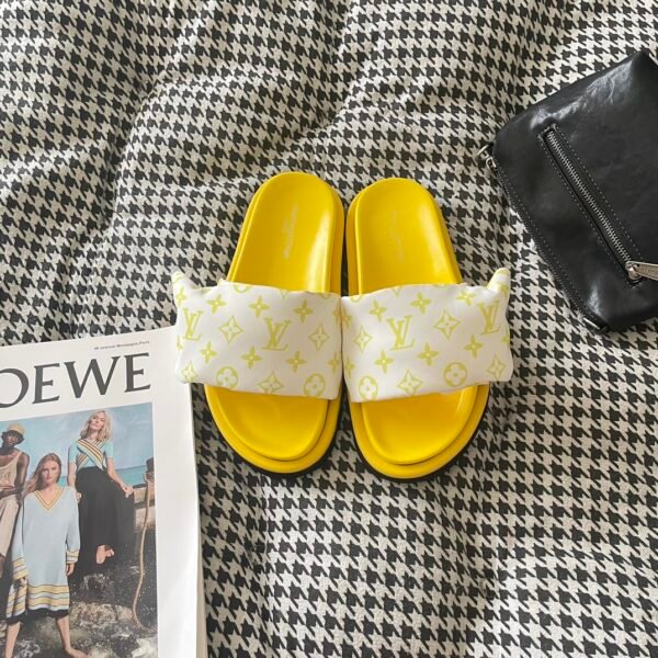 LV Waterfront Yellow Monogram - Slides