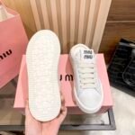 MIU Logo Sneakers – Sneakers – White