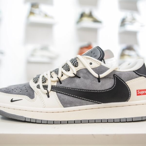 NK Air Jordan 1 Low Travis Scott x Supreme - Sneakers