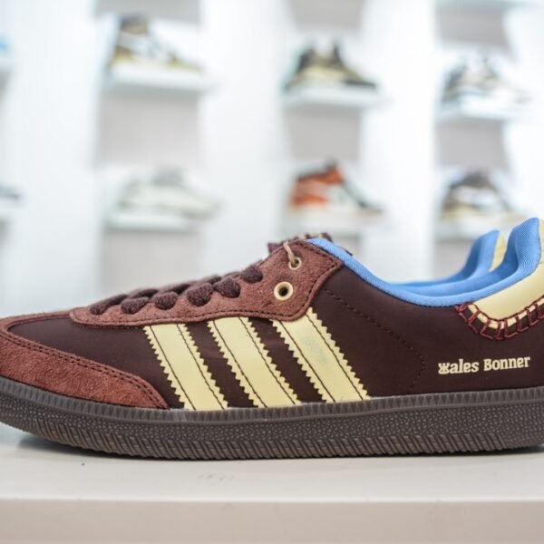 AD Wales Bonner Samba Brown/Yellow - Sneakers