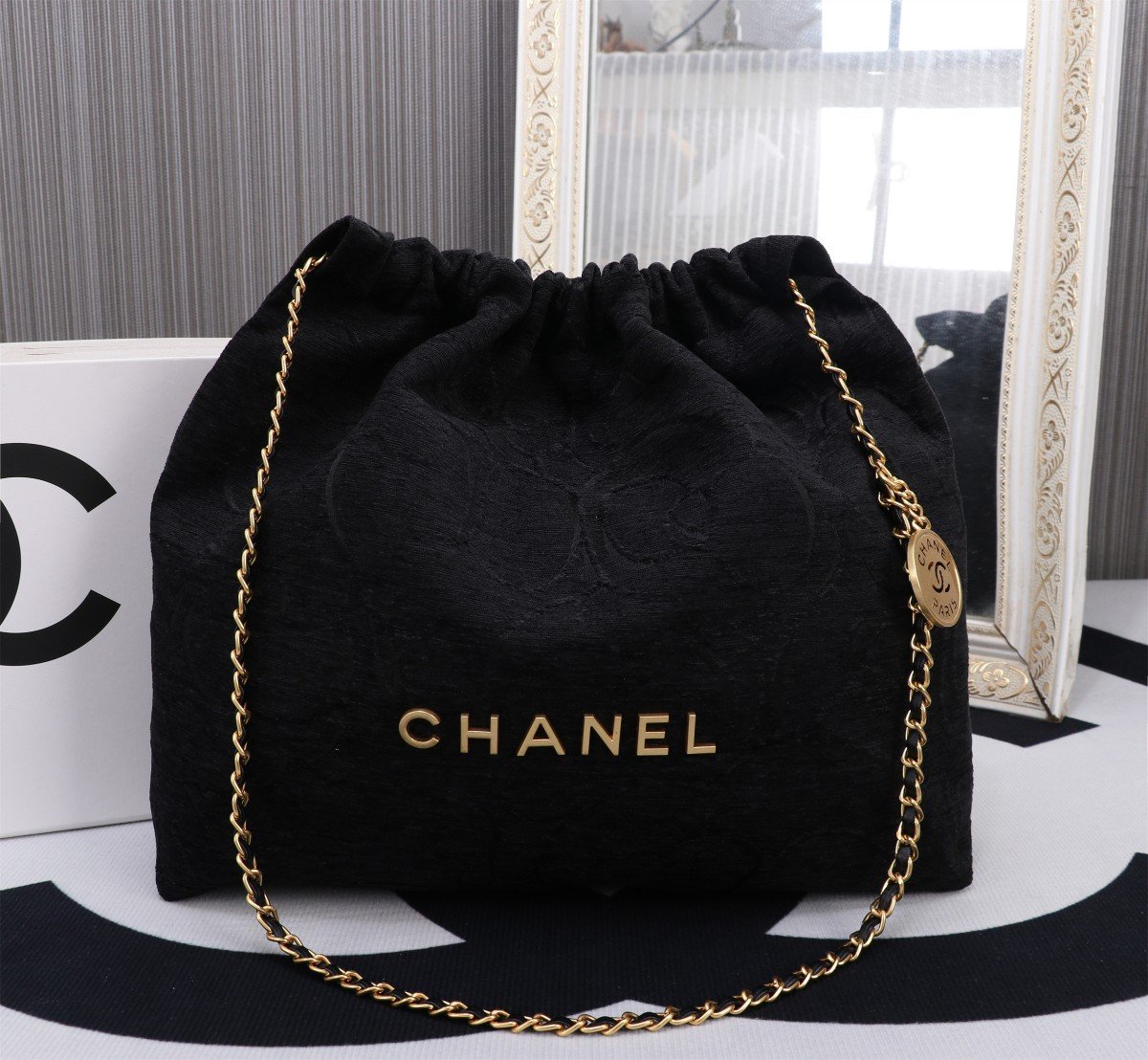 CC Coco Drawstring Bag Black - Bag