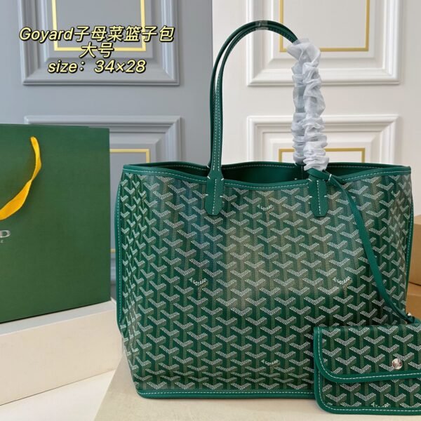 GYD Saint Louis GM Green GYDine Canvas - Bag