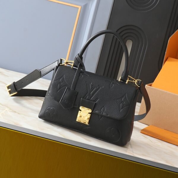 LV Pochette Métis Black Empreinte Leather - Bag