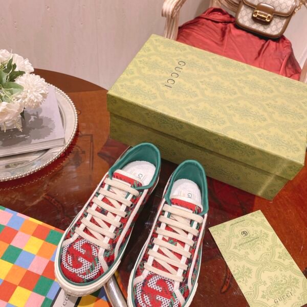 GG 1977 Tennis Multicolor Knit - Sneakers