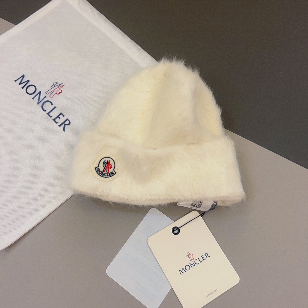 MCL Fur Beanie White - Hat - Image 3