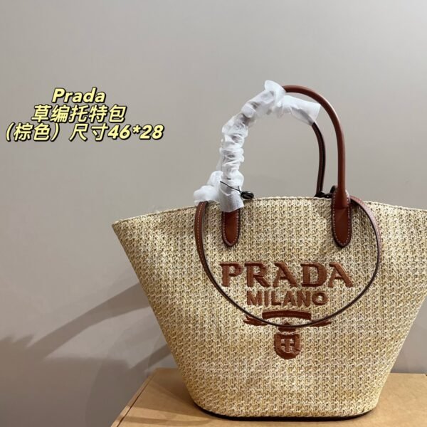 PR Raffia Tote - Bag