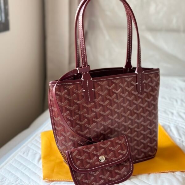 GYD Saint Louis PM Burgundy GYDine Canvas - Bag