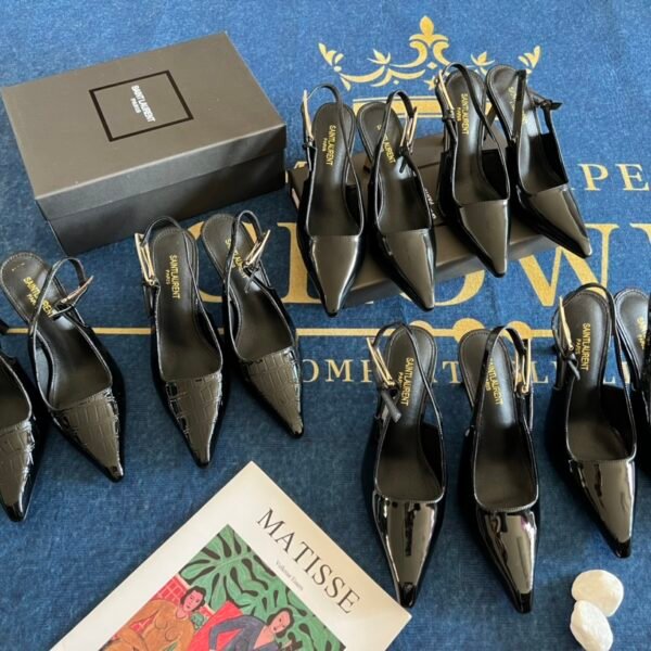 YSL Opyum Slingback Pumps - Heels