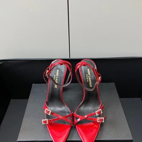 YSL Opyum Crystal Buckle - Heels