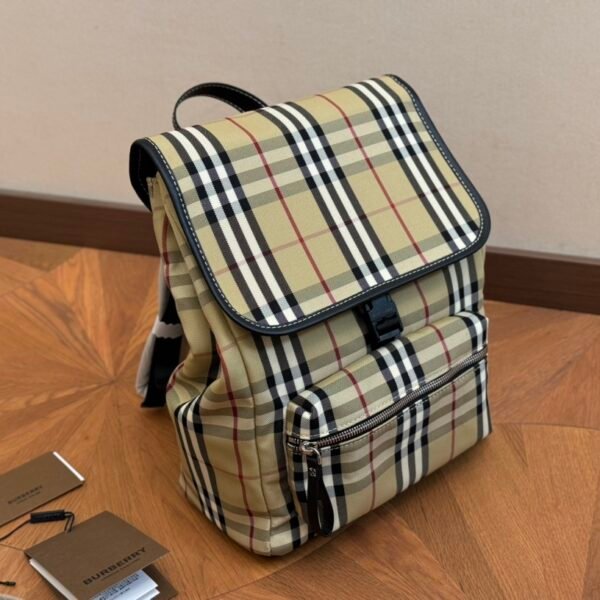 BBR Vintage Check Backpack Beige Check - Backpack