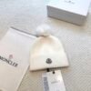 MCL Pom Pom Beanie White Wool - Hat