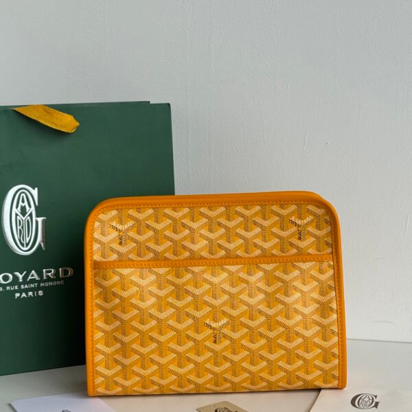 GYD Jouvence Toiletry Case Yellow GYDine Canvas - Bag
