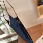 MIU Logo Denim Tote – Bag