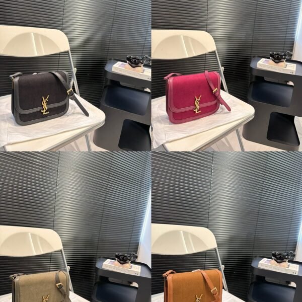 YSL Solferino Medium Suede - Bag