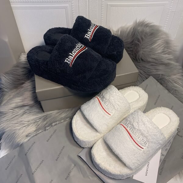 BAL Fluffy Slippers - Slides