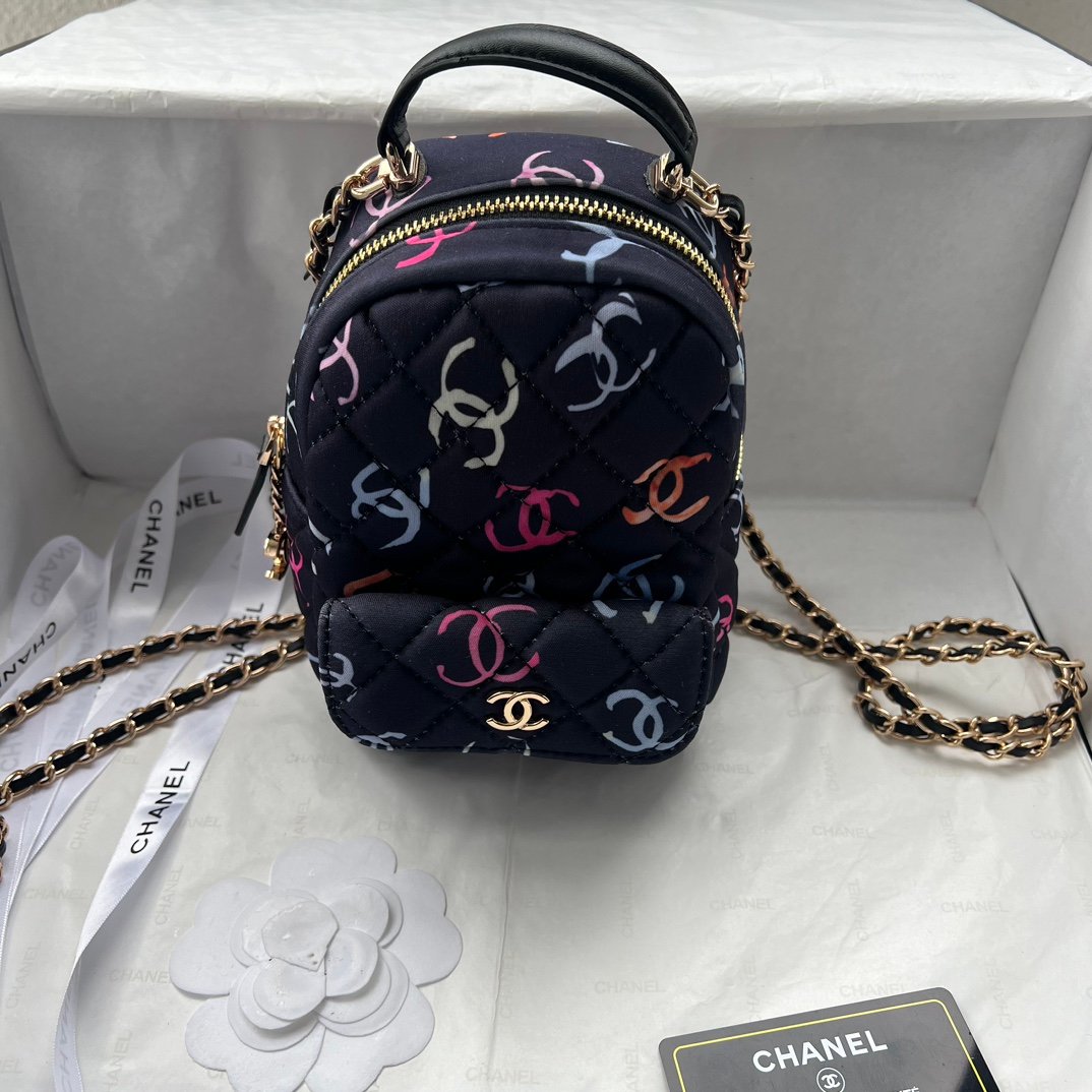 CC Graffiti Mini Backpack Multicolor Quilted - Bag - Image 2