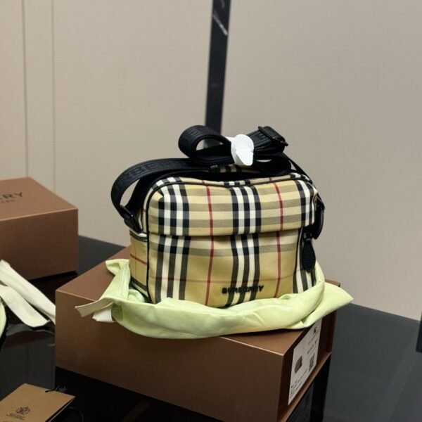 BBR Vintage Check Camera Bag Beige Check - Bag