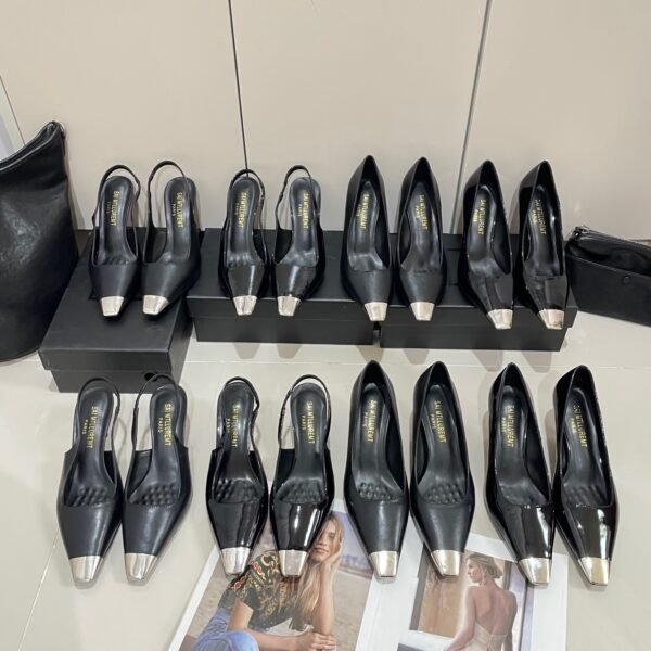 YSL Blade Slingback Pumps - Heels