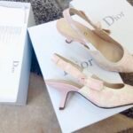 CD J'ACD Slingback Pump Pink Fabric – Scarpe con tacco