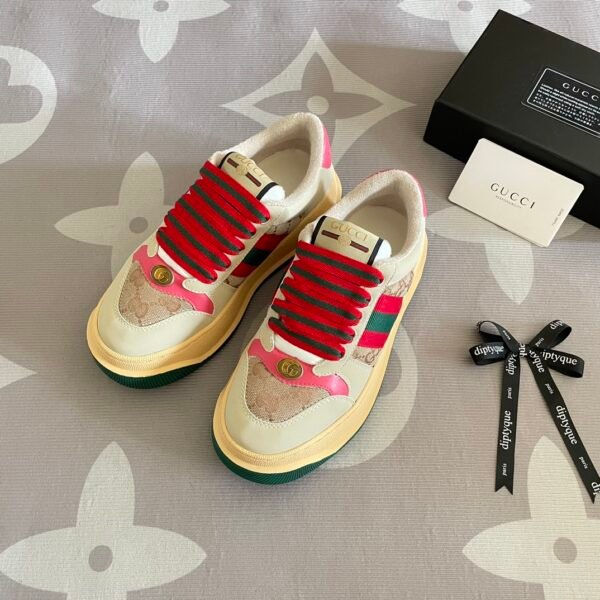 GG Screener Beige/Red - Sneakers