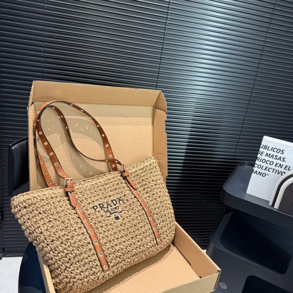 PR Raffia Tote - Bag