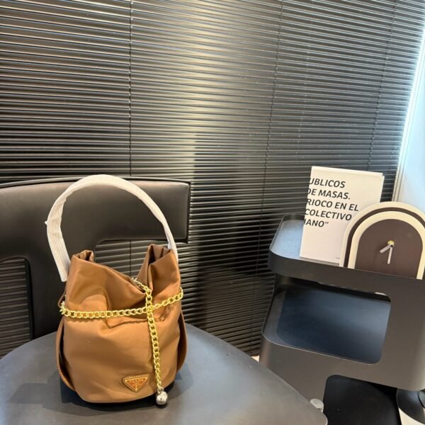 PR Cleo Satin Brown Satin - Bag