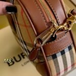 BBR Vintage Check and Leather Camera Bag – Bag