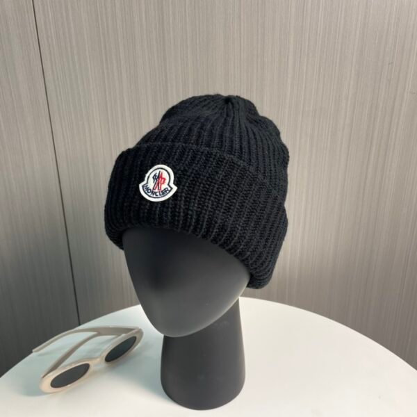MCL Ribbed Knit Beanie Black - Hat